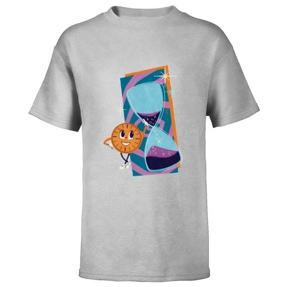 Marvel Studios Loki Season 2 TVA Miss Minutes Hourglass - Short Sleeve T-Shirt for Kids - Customized-Athletic Heather