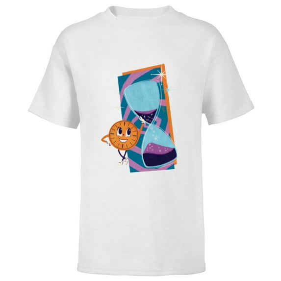 Marvel Studios Loki Season 2 TVA Miss Minutes Hourglass - Short Sleeve T-Shirt for Kids - Customized-White
