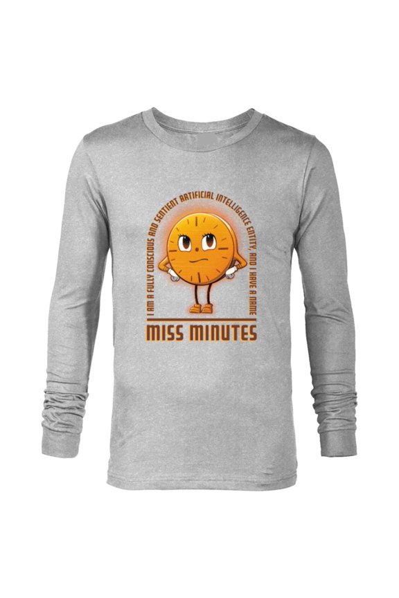 Studios Loki Season 2 TVA Miss Minutes I Have a Name - Long Sleeve T-Shirt for Men - Customized-Athletic Heather