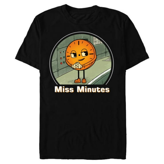 Marvel Studios Loki Season 2 TVA Miss Minutes Retro Disney+ - Short Sleeve Blended T-Shirt for Adults - Customized-Black