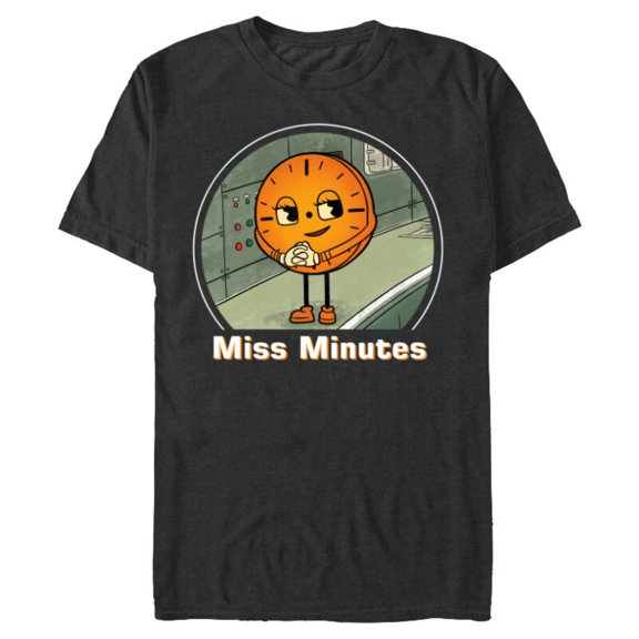 Marvel Studios Loki Season 2 TVA Miss Minutes Retro Disney+ - Short Sleeve Blended T-Shirt for Adults - Customized-Dark Heather