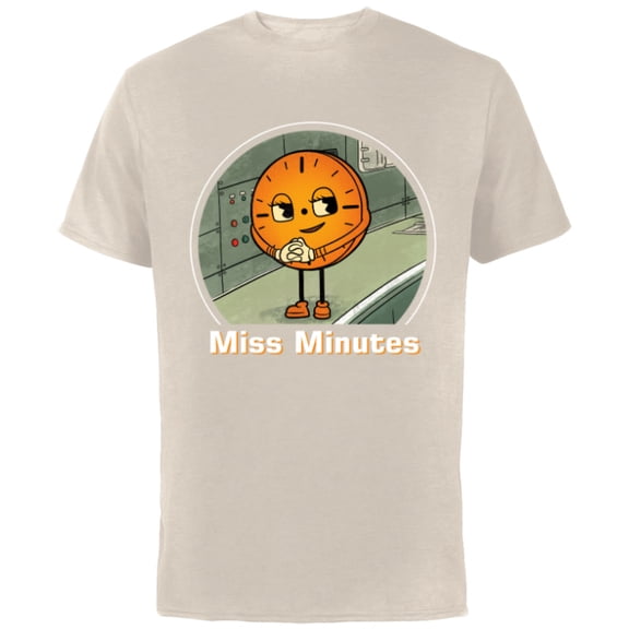 Marvel Studios Loki Season 2 TVA Miss Minutes Retro Disney+ - Short Sleeve Cotton T-Shirt for Adults - Customized-Natural