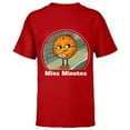 thumbnail image 1 of Marvel Studios Loki Season 2 TVA Miss Minutes Retro Disney+ - Short Sleeve T-Shirt for Kids - Customized-Red, 1 of 5