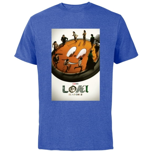 Marvel Studios Loki Season 2 TVA Miss Minutes Run Poster - Short Sleeve Cotton T-Shirt for Adults - Customized-Royal Heather