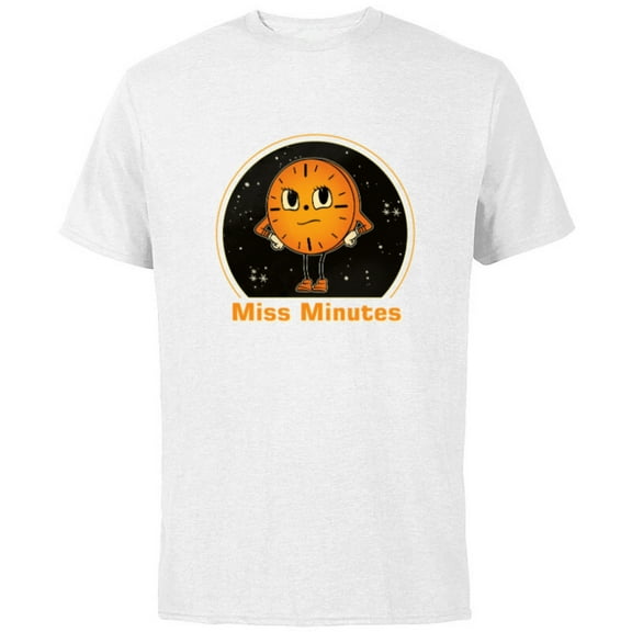 Marvel Studios Loki Season 2 TVA Miss Minutes Starry Sky - Short Sleeve Cotton T-Shirt for Adults - Customized-White