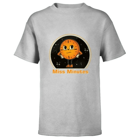 Marvel Studios Loki Season 2 TVA Miss Minutes Starry Sky - Short Sleeve T-Shirt for Kids - Customized-Athletic Heather