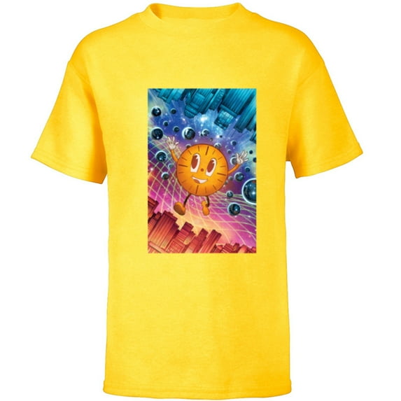 Marvel Studios Loki Season 2 TVA Miss Minutes Two Worlds - Short Sleeve T-Shirt for Kids - Customized-Yellow