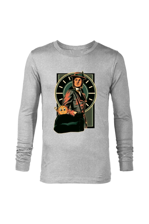 Studios Loki Season 2 TVA Renslayer and Miss Minutes - Long Sleeve T-Shirt for Men - Customized-Athletic Heather