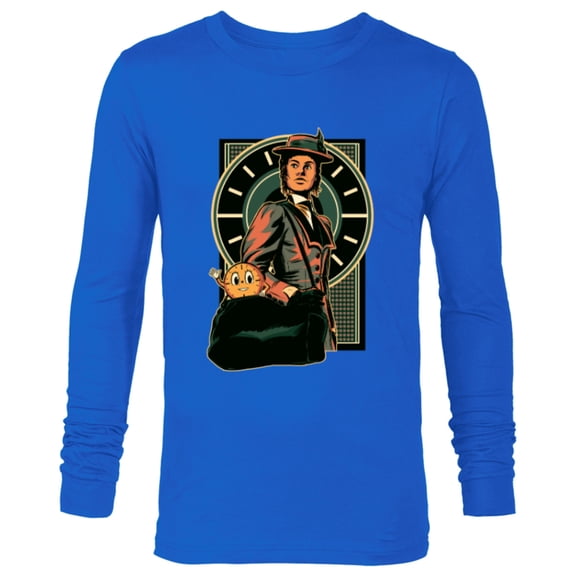 Marvel Studios Loki Season 2 TVA Renslayer and Miss Minutes - Long Sleeve T-Shirt for Men - Customized-Navy