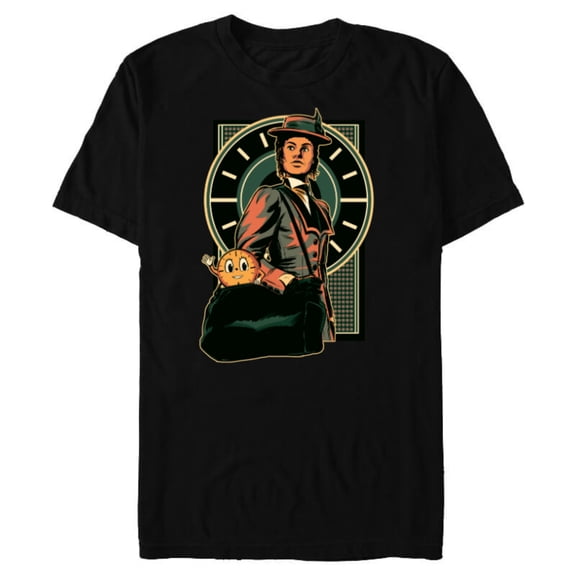 Marvel Studios Loki Season 2 TVA Renslayer and Miss Minutes - Short Sleeve Blended T-Shirt for Adults - Customized-Black