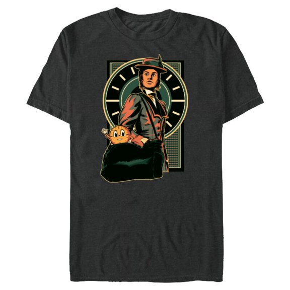 Marvel Studios Loki Season 2 TVA Renslayer and Miss Minutes - Short Sleeve Blended T-Shirt for Adults - Customized-Dark Heather
