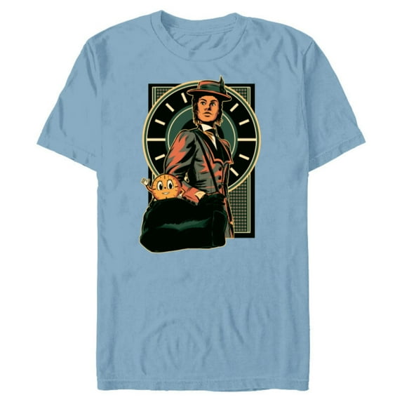 Marvel Studios Loki Season 2 TVA Renslayer and Miss Minutes - Short Sleeve Blended T-Shirt for Adults - Customized-Ocean Blue