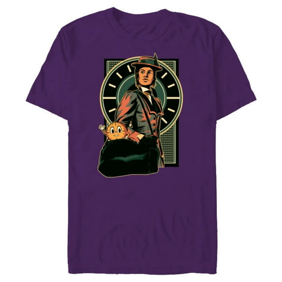 Marvel Studios Loki Season 2 TVA Renslayer and Miss Minutes - Short Sleeve Blended T-Shirt for Adults - Customized-Purple