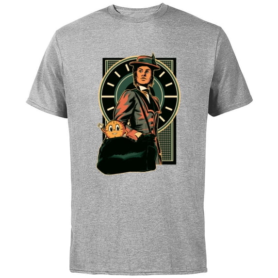Marvel Studios Loki Season 2 TVA Renslayer and Miss Minutes - Short Sleeve Cotton T-Shirt for Adults - Customized-Athletic Heather