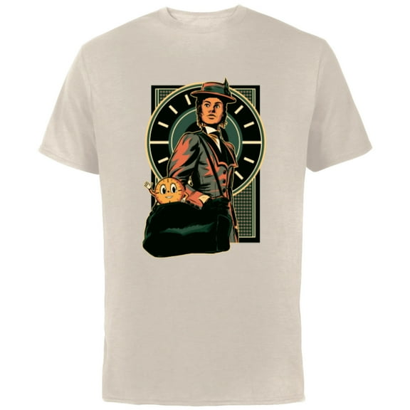 Marvel Studios Loki Season 2 TVA Renslayer and Miss Minutes - Short Sleeve Cotton T-Shirt for Adults - Customized-Natural