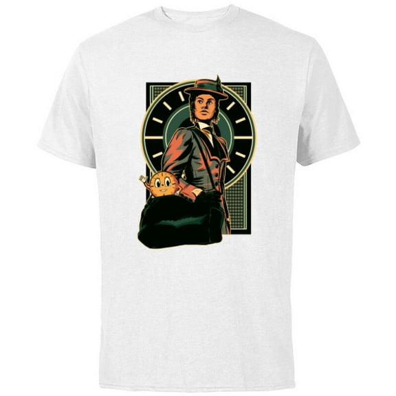 Marvel Studios Loki Season 2 TVA Renslayer and Miss Minutes - Short Sleeve Cotton T-Shirt for Adults - Customized-White
