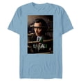 thumbnail image 1 of Marvel Studios Loki Season 2 TVA Spiral Ramp Run Poster - Short Sleeve Blended T-Shirt for Adults - Customized-Ocean Blue, 1 of 5
