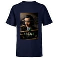 thumbnail image 1 of Marvel Studios Loki Season 2 TVA Spiral Ramp Run Poster - Short Sleeve T-Shirt for Kids - Customized-Navy, 1 of 5