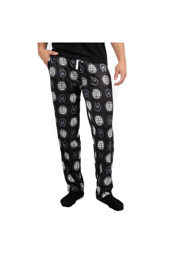 Marvel Studios Loki Series Helmet and TVA Logo AOP Sleep Pants-XXLarge (44-46)
