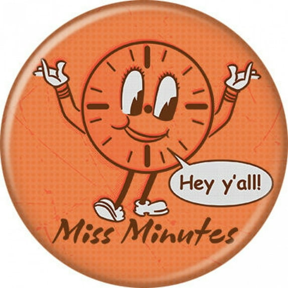 Marvel Studios Loki Series Miss Minutes Character Button