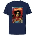 thumbnail image 1 of Marvel Studios Ms. Marvel 1 Comic Art - Short Sleeve Cotton T-Shirt for Adults - Customized-Navy, 1 of 5