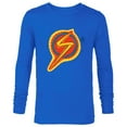 thumbnail image 1 of Marvel Studios’Ms. Marvel Animated Logo - Long Sleeve T-Shirt for Men - Customized-Navy, 1 of 5