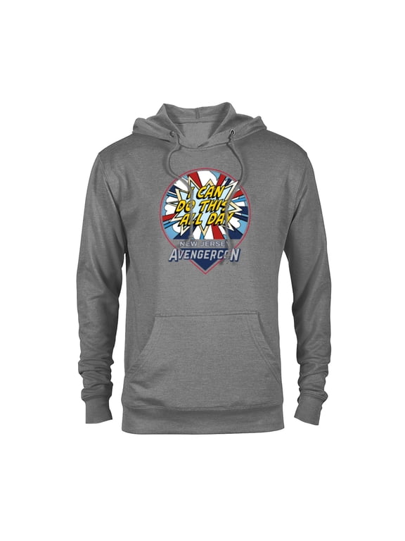 Studios Ms. Marvel Avengerscon Captain America - Pullover Hoodie for Adults - Customized-Athletic Heather