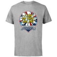 thumbnail image 1 of Marvel Studios Ms. Marvel Avengerscon Captain America - Short Sleeve Cotton T-Shirt for Adults - Customized-Athletic Heather, 1 of 5