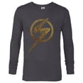 thumbnail image 1 of Marvel Studios’ Ms. Marvel Gold Logo - Long Sleeve T-Shirt for Men - Customized-Charcoal Heather, 1 of 5