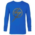 thumbnail image 1 of Marvel Studios’ Ms. Marvel Gold Logo - Long Sleeve T-Shirt for Men - Customized-Navy, 1 of 5