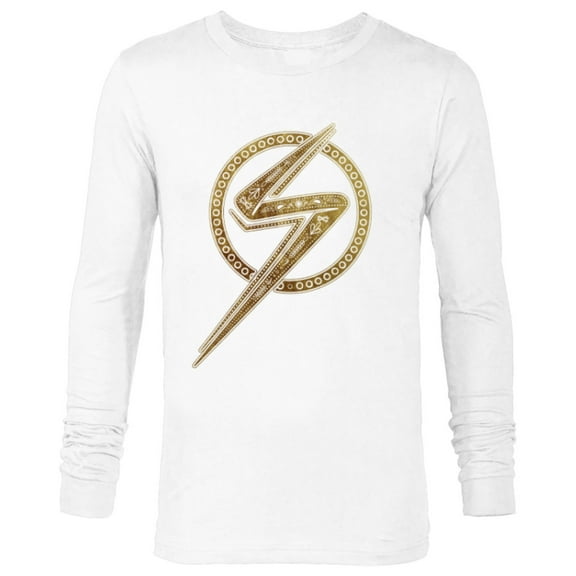 Marvel Studios’ Ms. Marvel Gold Logo - Long Sleeve T-Shirt for Men - Customized-White