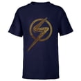 thumbnail image 1 of Marvel Studios’ Ms. Marvel Gold Logo - Short Sleeve T-Shirt for Kids - Customized-Navy, 1 of 5
