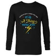 thumbnail image 1 of Marvel Studios’ Ms. Marvel Good Is Not A Thing You Are - Long Sleeve T-Shirt for Men - Customized-Black, 1 of 5