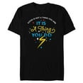 thumbnail image 1 of Marvel Studios’ Ms. Marvel Good Is Not A Thing You Are - Short Sleeve Blended T-Shirt for Adults - Customized-Black, 1 of 5