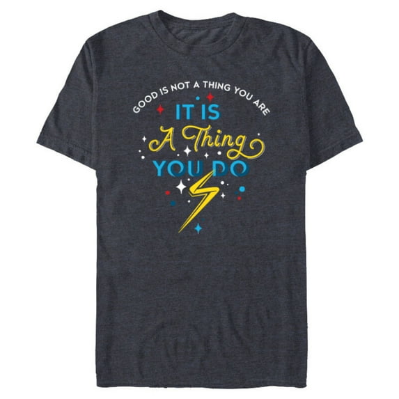 Marvel Studios’ Ms. Marvel Good Is Not A Thing You Are - Short Sleeve Blended T-Shirt for Adults - Customized-Navy Heather