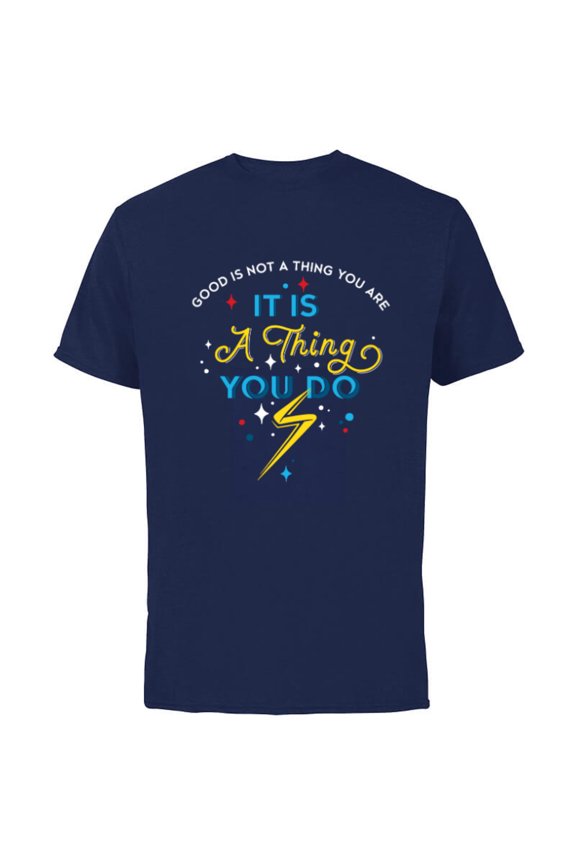 Studios’ Ms. Marvel Good Is Not A Thing You Are - Short Sleeve Cotton T-Shirt for Adults - Customized-Navy