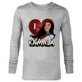 thumbnail image 1 of Marvel Studios Ms. Marvel I Heart Kamala - Long Sleeve T-Shirt for Men - Customized-Athletic Heather, 1 of 5