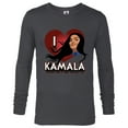 thumbnail image 1 of Marvel Studios Ms. Marvel I Heart Kamala - Long Sleeve T-Shirt for Men - Customized-Charcoal Heather, 1 of 5