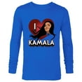 thumbnail image 1 of Marvel Studios Ms. Marvel I Heart Kamala - Long Sleeve T-Shirt for Men - Customized-Navy, 1 of 5