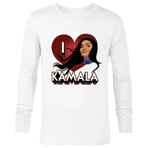 Marvel Studios Ms. Marvel I Heart Kamala - Long Sleeve T-Shirt for Men - Customized-White
