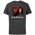 thumbnail image 1 of Marvel Studios Ms. Marvel I Heart Kamala - Short Sleeve Cotton T-Shirt for Adults - Customized-Charcoal, 1 of 5