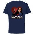thumbnail image 1 of Marvel Studios Ms. Marvel I Heart Kamala - Short Sleeve Cotton T-Shirt for Adults - Customized-Navy, 1 of 5