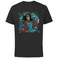 thumbnail image 1 of Marvel Studios’ Ms. Marvel Kamala Khan Hero - Short Sleeve Cotton T-Shirt for Adults - Customized-Black, 1 of 5