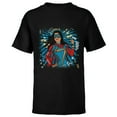 thumbnail image 1 of Marvel Studios’ Ms. Marvel Kamala Khan Hero - Short Sleeve T-Shirt for Kids - Customized-Black, 1 of 5