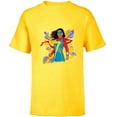 thumbnail image 1 of Marvel Studios Ms. Marvel Kamala Khan Hero Superpowers - Short Sleeve T-Shirt for Kids - Customized-Yellow, 1 of 5