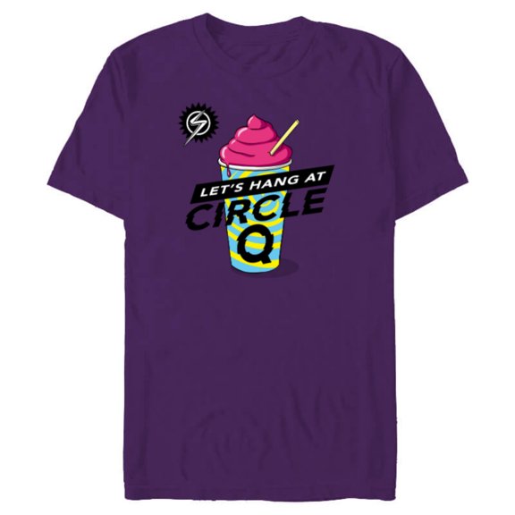 Marvel Studios Ms. Marvel Let’s Hand at Circle Q - Short Sleeve Blended T-Shirt for Adults - Customized-Purple