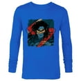 thumbnail image 1 of Marvel Studios Ms. Marvel Logo Action - Long Sleeve T-Shirt for Men - Customized-Navy, 1 of 5