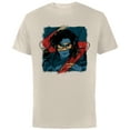 thumbnail image 1 of Marvel Studios Ms. Marvel Logo Action - Short Sleeve Cotton T-Shirt for Adults - Customized-Natural, 1 of 5