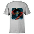thumbnail image 1 of Marvel Studios Ms. Marvel Logo Action - Short Sleeve T-Shirt for Kids - Customized-Athletic Heather, 1 of 5