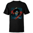 thumbnail image 1 of Marvel Studios Ms. Marvel Logo Action - Short Sleeve T-Shirt for Kids - Customized-Black, 1 of 5